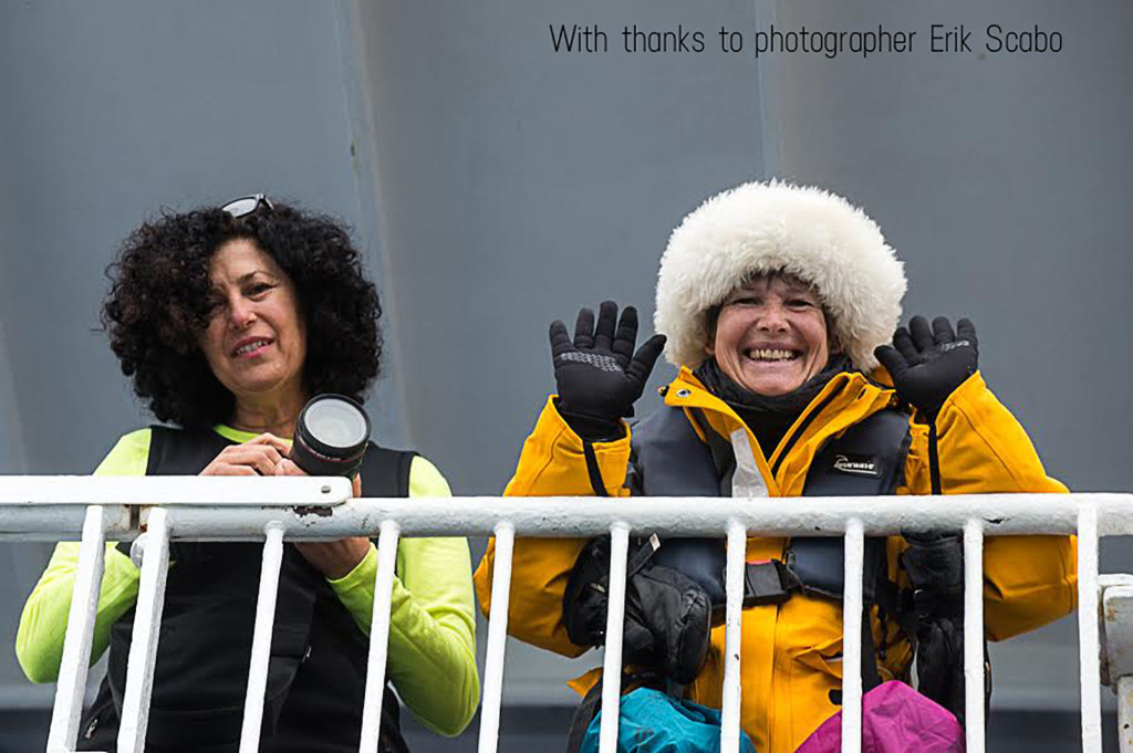 Adriene and Julie Polar bear greenland 1