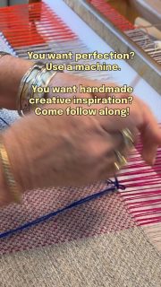 Want perfection? Use a machine. Your hands are the whole point. Your hands leave traces that your pieces are made by a human. Your own lived experience. Soul-filled! 

Want your own handmade - creative inspiration, tips and ideas? 
Come follow along!