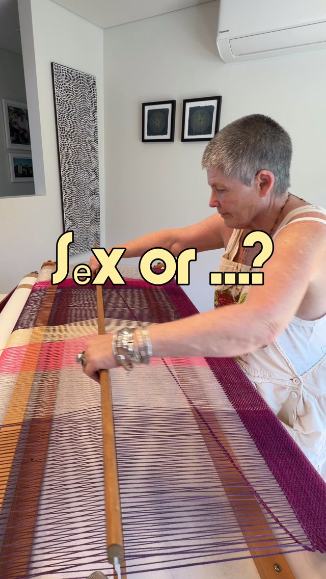 Options?? Hmmmmm Beating the weft on my rigid heddle loom - is an option!
Your thoughts?? :)
I’m a sassy older weaver who loves weaving. Have a look around my space here and come follow along. I may even make you laugh!