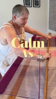 Calm vs Chaos! What about you? What is your place like? Have a look around my space and follow along to see what amazing weaving I create from my chaos!