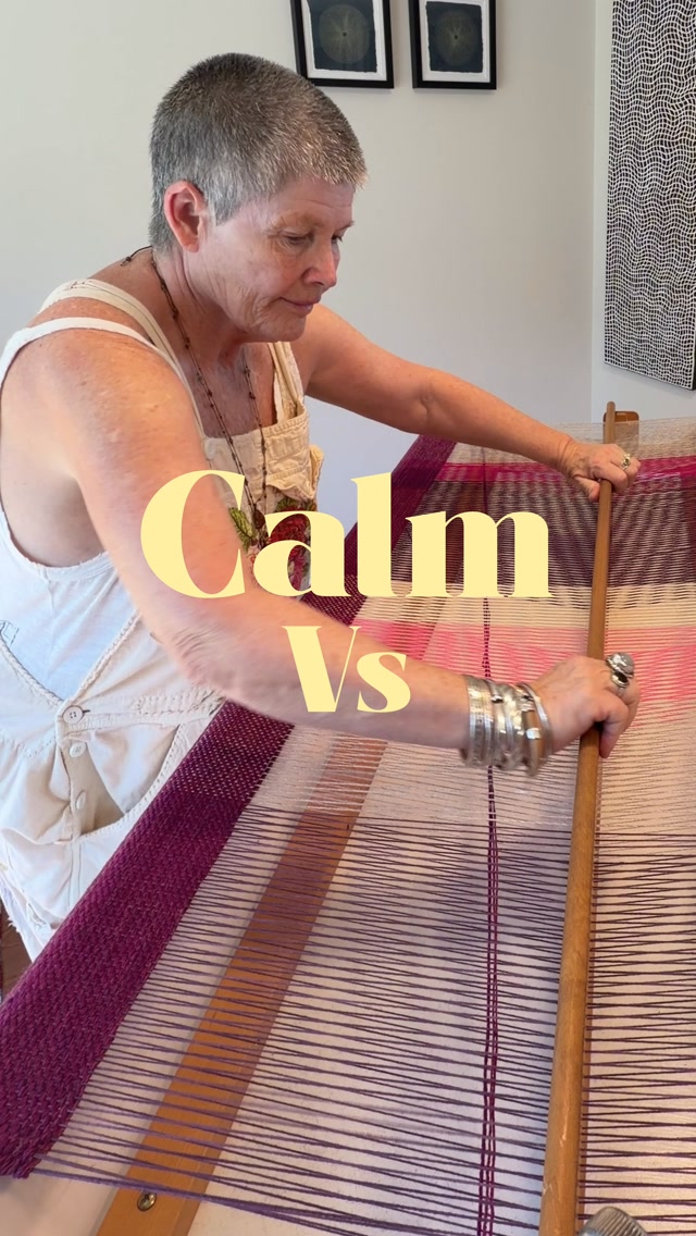 Calm vs Chaos! What about you? What is your place like? Have a look around my space and follow along to see what amazing weaving I create from my chaos!