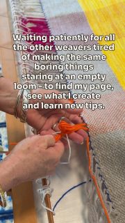 Not sooooo excited about warping your next project? Missing something? Inspiration? Technique? 

I’m an artist and here I share tips and techniques on ways to find yourself sneaking off to weave the most beautiful items that you just LOVE!

Let your creative bestie know and come follow along! I may even make you laugh!