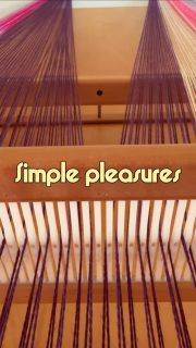 Want to try weaving? You don’t need fancy equipment to make beautiful things? Save this as a reminder of that! .. and come follow along for ideas and tips; and I may even make you laugh!