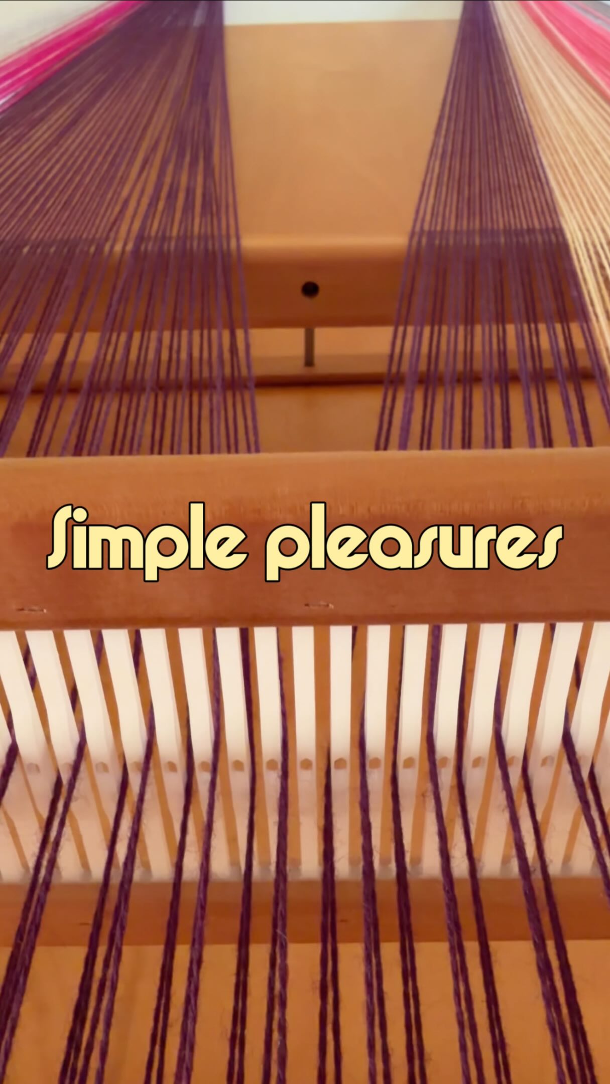 Want to try weaving? You don’t need fancy equipment to make beautiful things? Save this as a reminder of that! .. and come follow along for ideas and tips; and I may even make you laugh!