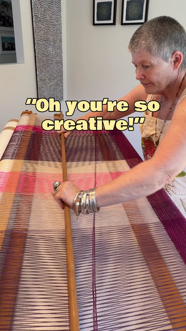 You the same? Sorting my materials for my next weaving project can be a little unhinged. Perhaps it always has been! Lol 
Follow along to see what I create from this chaos!