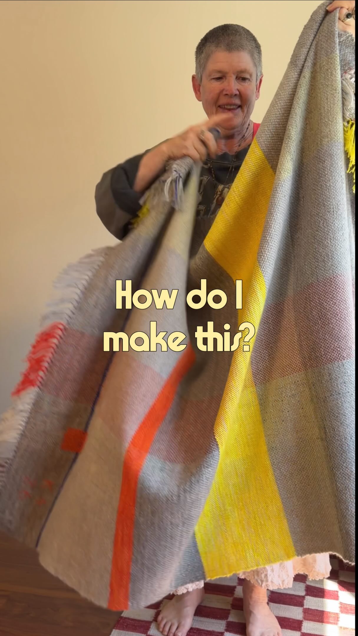 No granny blankets here! Want some ideas and inspiration for your own weaving. Come follow along.
Simple tools- my rigid heddle loom is what I use to weave these beautiful soulful blankets.
Life’s too short to not have fun in the process, right! Let me know what you think, and come join in the fun!