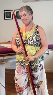 Oh.. I forgot the makeup and the smooth-wrinkle-skin filter. Don’t need them though in my studio. 
Save this as a reminder to keep having fun, and follow along for tips and ideas for your own weaving. I may even make you laugh.