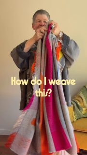 You too can weave this. I’m a weaver. Bad*ss sassy weaver actually! Simple tools. Ashford rigid heddle. Gorgeous handwoven blankets.
I share tips and ideas freely, so you too can weave soul-filled items Get comfy, follow along and stay a while. I may even make you laugh along the way.