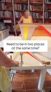 Have a problem being in two places at the same time?

It’s a tough one without a teleporting wand; but I can help you warp your rigid heddle loom without needing to be in two places at the same time! 

It seems that dumb bells are actually quite a clever solution. 🤣

Here, necessity was the mother of invention; and I’m sure I’m not the first person to have used this solution; but it was what came to mind and was at hand! Hehe. 

For more pro-tips on weaving, my handwoven blankets; and a bit of fun; you can save this tip for future reference and follow me. 

#madebyhand #handweaving #protips #handwovenluxury #artisanmade