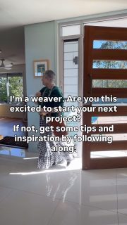 If you aren’t as excited as I am to start your next weaving project, get some tips and inspiration by following along!